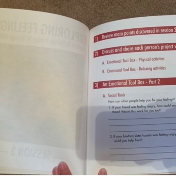 Exploring feelings- cognitive behavioral therapy to manage anger book! Like new - Picture 6 of 9